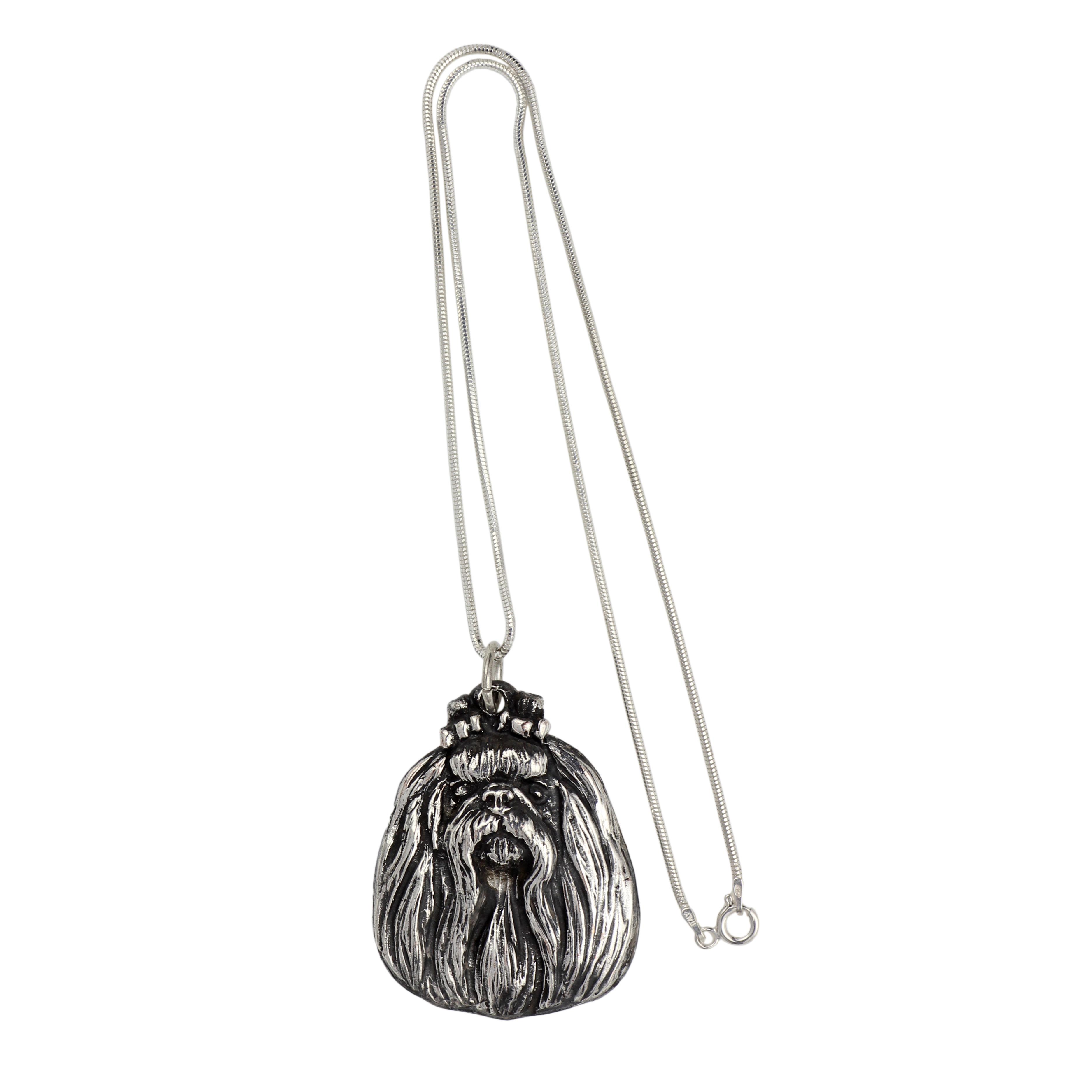 

Maltese - Dog necklace, unique jewellery for the dog fan, unique adder pendant by Art-Dog brand