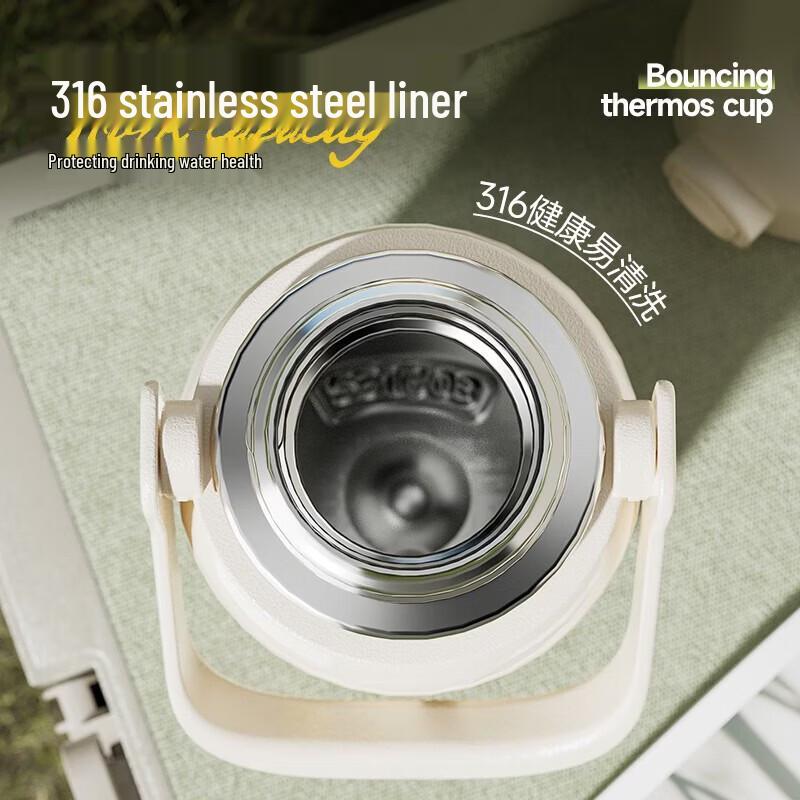 GEME Coca-Cola Stainless Steel Straw Thermos Bottle