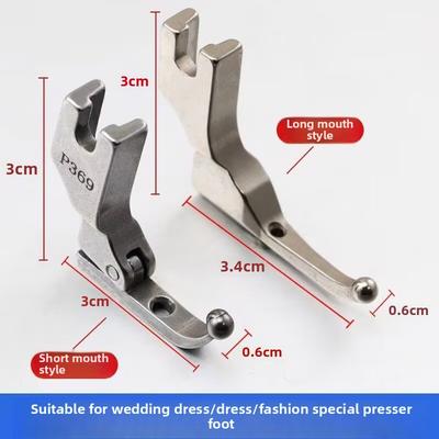 P369 Wedding Bead Sequin Fabric Presser Foot No Need Hammer Beads Fixed Industrial Sewing Machine Accessories Stitch