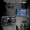 HD 1080P 4"Touch Screen IPS Dash Cam Front and Rear Camera CAR DVR Vehicle Black Box Night Vision Driver Video Recorder