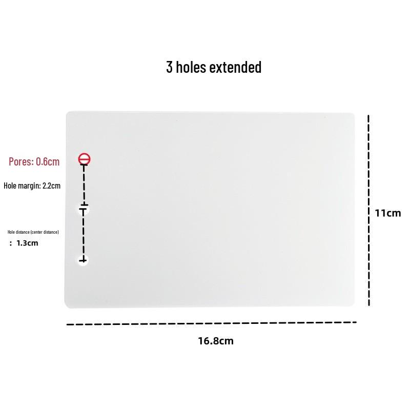 Korean Minimalist Denim Heart Photo Album A5 3-Hole Notebook Binder