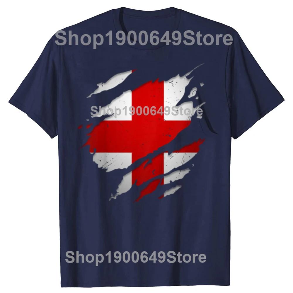 Funny Proud English England Flag T Shirts Summer Graphic Cotton Streetwear Short Sleeve Birthday Gifts Tshirt Mens Clothing