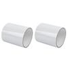 2 Stück Weiß Stark Haftend Wasserdicht Rohr Schlauch Leckage Reparatur Band Zubehör 10cm x 1,5m
