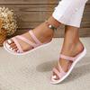 Women's Perforated Breathable Flat-bottom Casual Sports Slippers