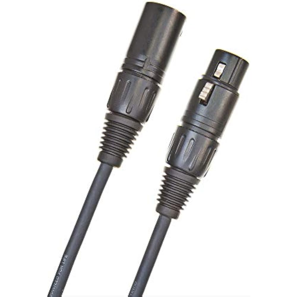 D'Addario Daddario Microphone Cable Classic Series Microphone Cable PW-CMIC-50 (15.2m XLR-XLR) [D...