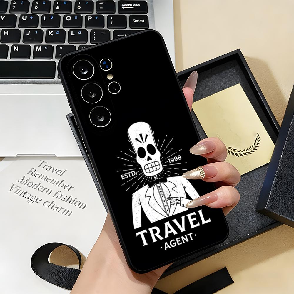 G-Grim F-Fandango Phone Case For Samsung S26 S25 S24 FE S23 S22 S21 Plus S20 Ultra Note20Ultra Black Soft Shell