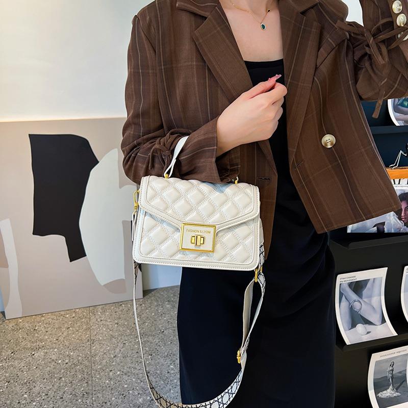 Retro Diamond Embroidered Thread Handbag Bag Women's New Trend Women's Bag High-end Texture Shoulder Messenger Bag