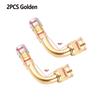 2/4 Pcs Motorcycle 90 Degree Angle Bent Valve Adaptor Tyre Tube Valve Extension Adapter for Truck Car Moto Bike