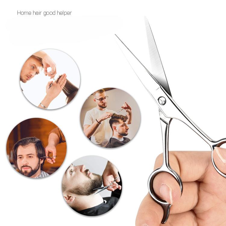 Hair Scissors, Haircut Scissors, Thin Scissors, Bangs Scissors, Household Baby Hair Cutting Tools, Stainless Steel Flat Scissors