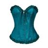 Corsetti e Bustier da Donna Top Moda Sexy Corselet Raso Overbust Broccato Vintage Taglie Forti