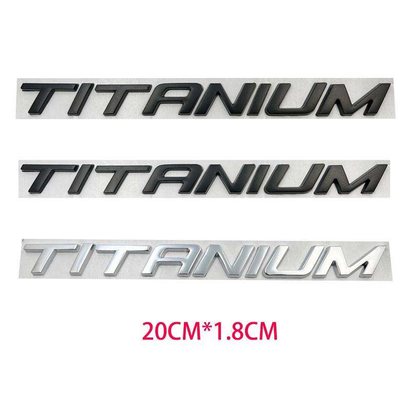 cmfhtb1 1PCS 3D Metal Titanium Logo Emblem Letter Car Trunk Badge for Ford Focus 2 3 Fusion Max Mondeo Mk4 - Sticker Accessory