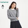 Hotwind Women's Basic Embroidered Casual Cardigan