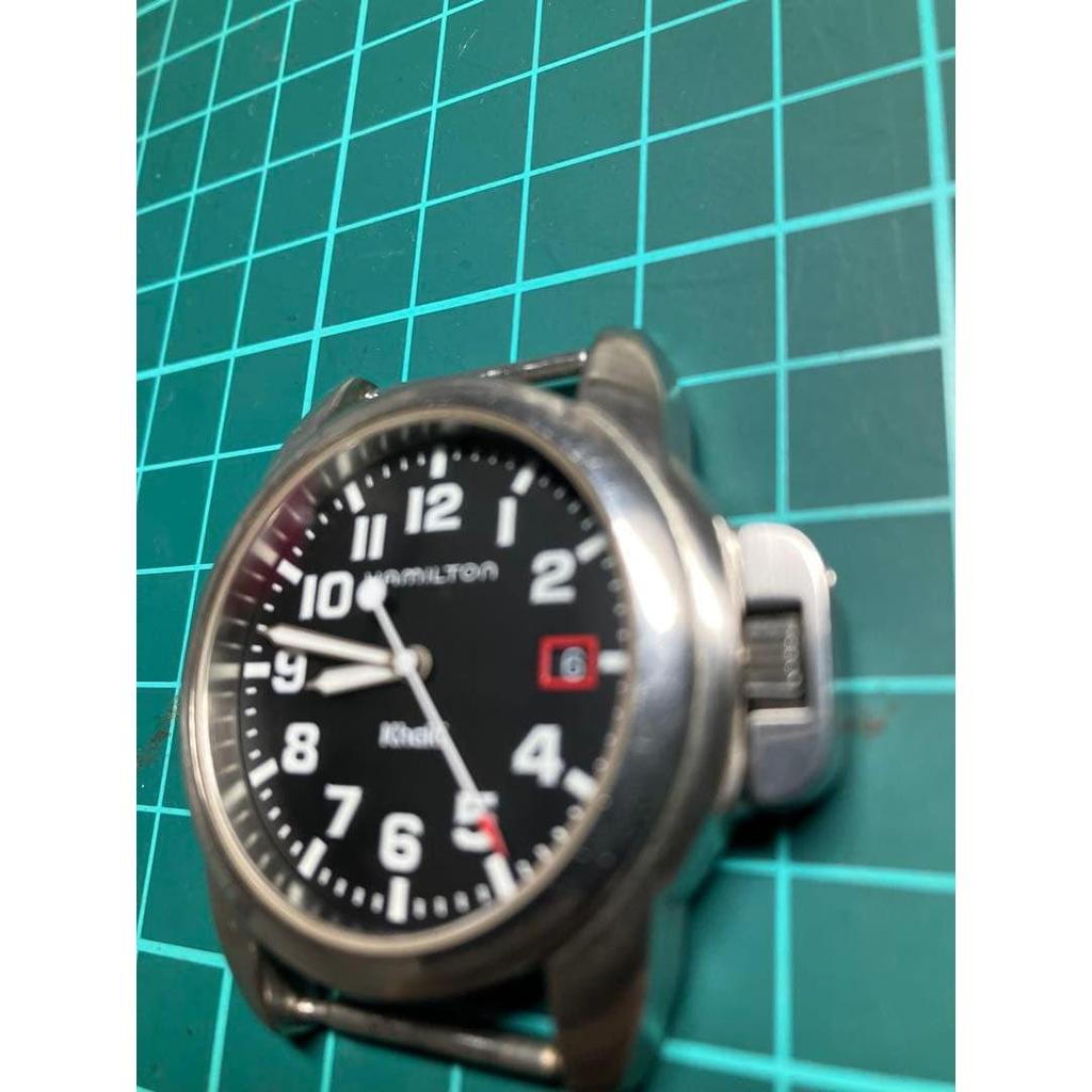 Used Working item Hamilton Khaki Action 6309 Quartz Genuine Bracelet (with translation)