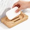 Bamboo Case Tray Wooden Prevent Mildew Drain Soap Box Natural Bamboo Dishes Bath Soap Holder Container Bathroom Washroom Tools