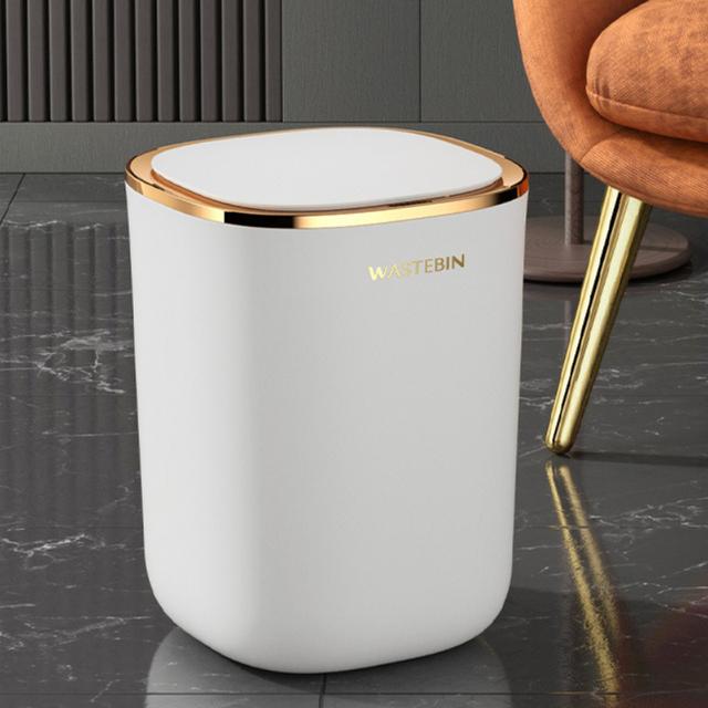 Inteligentní senzorový odpadkový koš do kuchyně, koupelny, toalety, nejlepší automatický indukční vodotěsný s víkem 12L