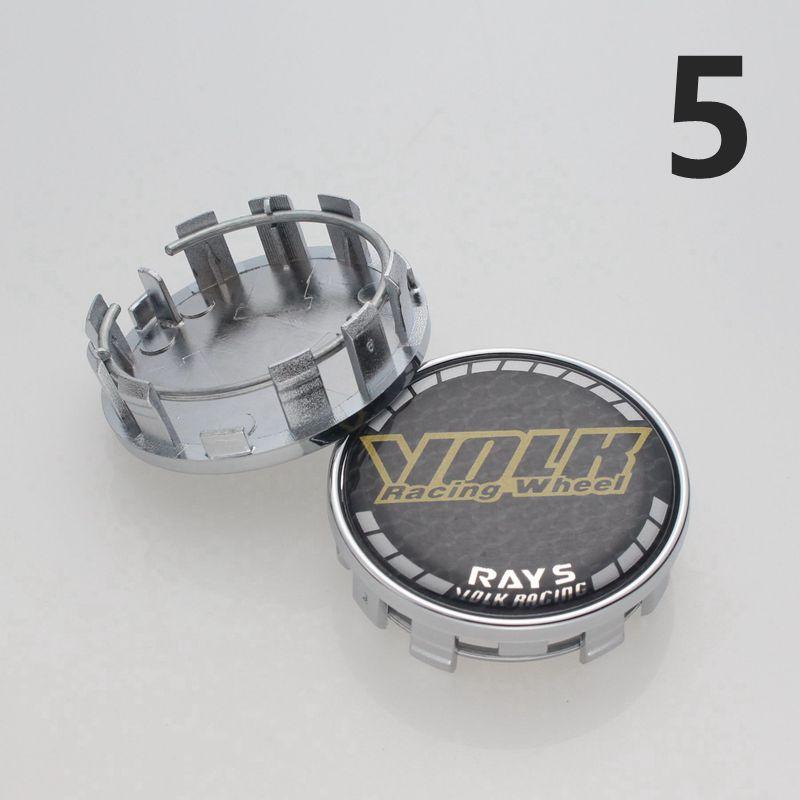 4ks středová krytka RAYS pro disky 54mm vnější průměr & 50mm vnitřní průměr prachotěsný kryt plastový základ krytka náboje kola VOLK racing krytky RAYS na kolech