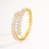 Titanium Steel Non-fading  Women's Light Luxury Personalized Design Gold  Fashion Trend Jingle 