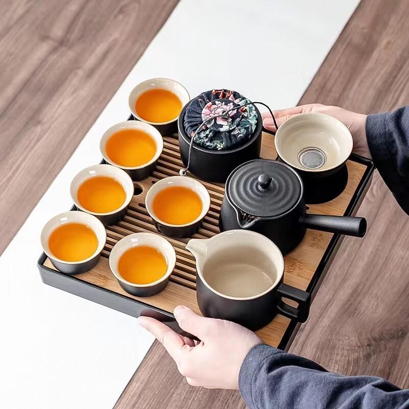 Ceramic Gongfu Tea Set with Red Gift Box