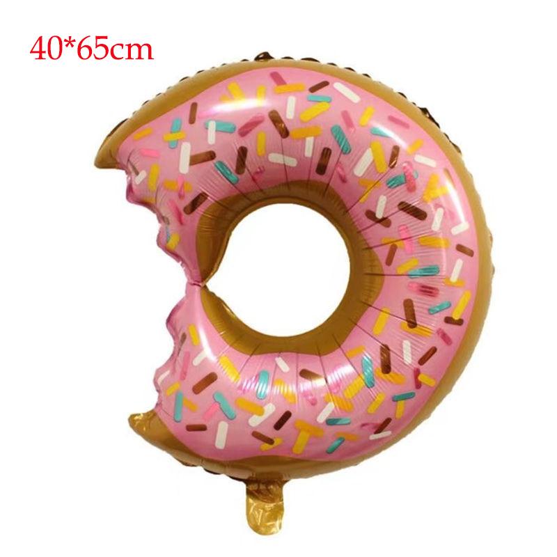 Donut Einweggeschirr Hochzeitsfeier Kindergeschenke Geburtstagsfeier Dekoration Pappteller Becher Luftballons Babyparty Zubehör