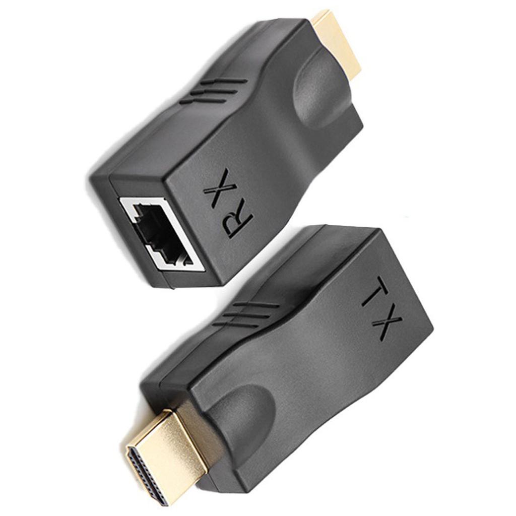 HD-Multimedia-Schnittstelle zu RJ45-Extender 98,4 Fuß Reichweite HD 1080P Netzwerkkabel-Konverter für HDTV Set-Top-Box