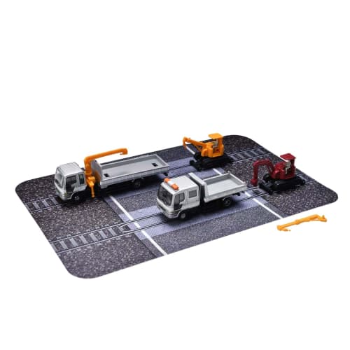The Truck Collection Truck Collection Railroad Maintenance Vehicle Set F Diorama Supplies
