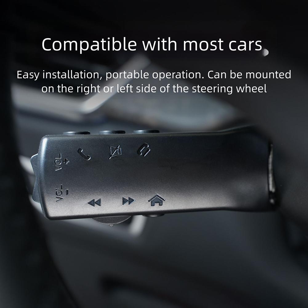 Multi-function Remote Car Audio Remote Driving Convenience BLACK Car Steering Wheel Remote Control Remote Control
