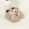 New Striped Moccasins: Non-Slip Casual Shoes for 0-1 Year Olds