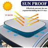 2PCS Car Sunroof Sunshade, Car Roof Cover, Foldable UV Reflector Reflective Covers Block UV Rays Glare, Car Interior Accessories Fit For Mini Cooper,