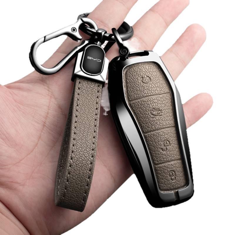 2023 BYD Qin Han EV DMI Champion Edition Key Cover: Full Metal Protection for Men & Women