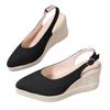 Fashion Large Size Comfort Shoes for Women Luxury Sandals Strappy Heels Espadrilles Platform Clogs Wedge Med Big Fashion Closed Lace Up