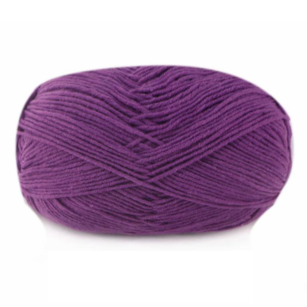Crochet Yarn Sweater Scarf Gloves Toys Bundle Crafts Gifts Threads Durable Skeins Set Arts 4-Ply for Knitters Beginners Parties