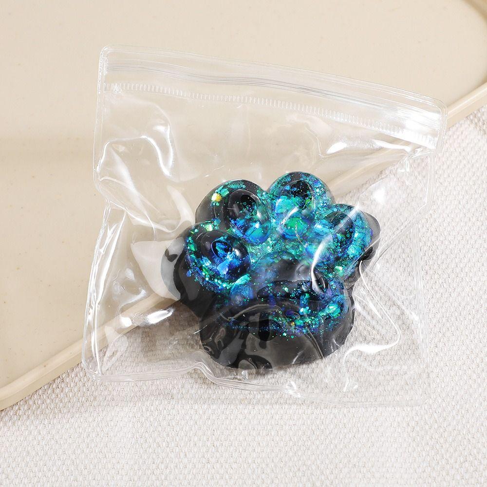 Soft Cat Paw Squeeze Toy Shiny Cat Paw Pinch Toy Sensory Toy Cat Paw Fidget Toy  Practical Jokes