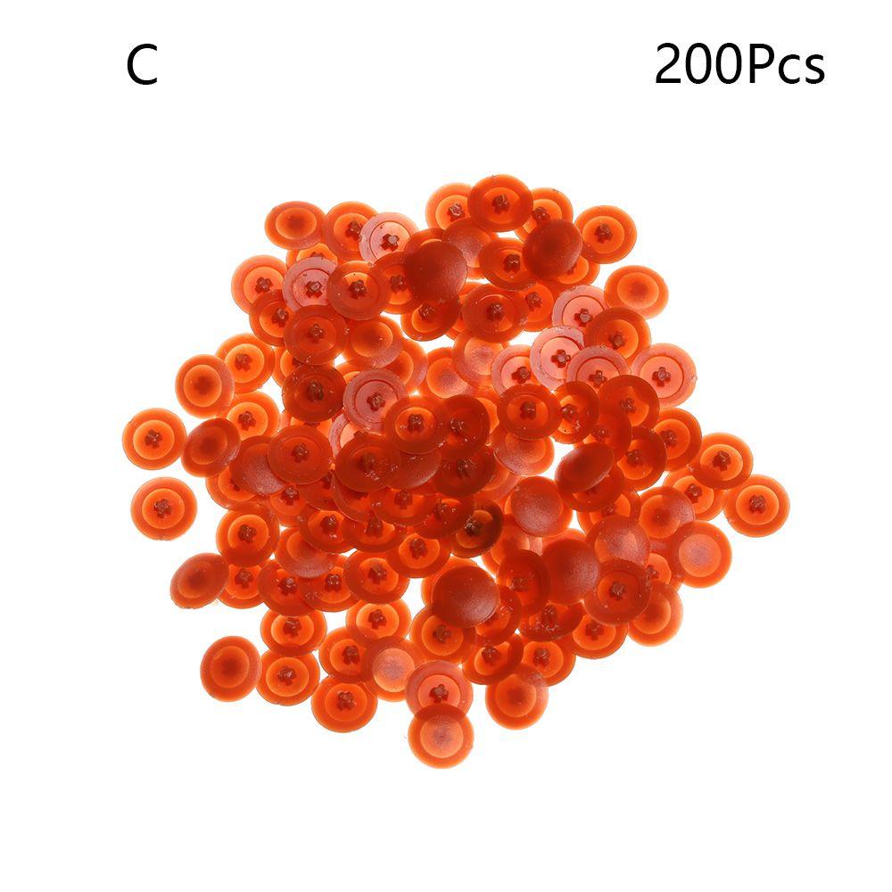 200pcs/bag Plastic Furniture Exterior Hardware Protective Cap Nuts Covers Cross Screws Decor