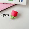 2Pcs Tulip Flower Cable Protector, Cute Decorative Charger Cable Cover, Compatible with Phone Charging Cables