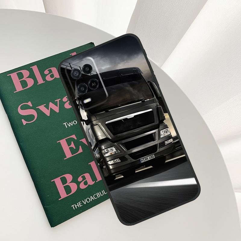 

Truck Car Case For Oppo A96 A76 A16 A15 A17 A52 A72 A54S A57S A58 A78 A98 A57 A77 A54 A74 A94 Cover OPPO A74 4G