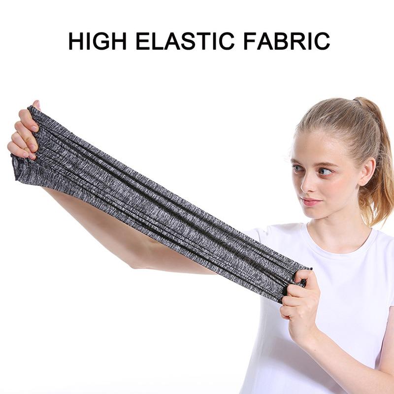 Outdoor Sports Women Men Headband Faceshield Mask Neck Warmer Triangle Ice Silk Cool Scarf