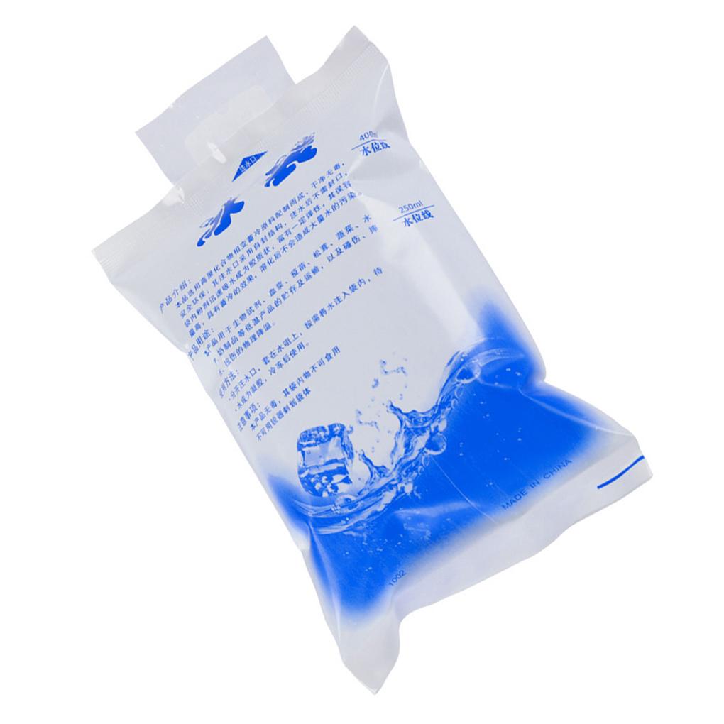 10PCS Reusable Ice Bag Water Icing Cooler Bag Pain Cold Compress Drinks Refrigerate Food Keep Fresh Gel Dry Ice Pack