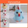 Cute Plush Bird Keychain Adorable Cartoon Style Soft Toy For Bags And Keys In White Pink Yellow And Blue