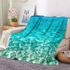 Ocean Floor Flannel Blanket Throw Blanket Soft Warm Sofa Bed Camping home Decor Unique Christmas Gift C9261749