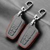 Leather Car Key Cover For Toyota Corolla Rav4 Camry 70 Prado Rav 150 3 4 Button Key Case Holder Accessories Shell