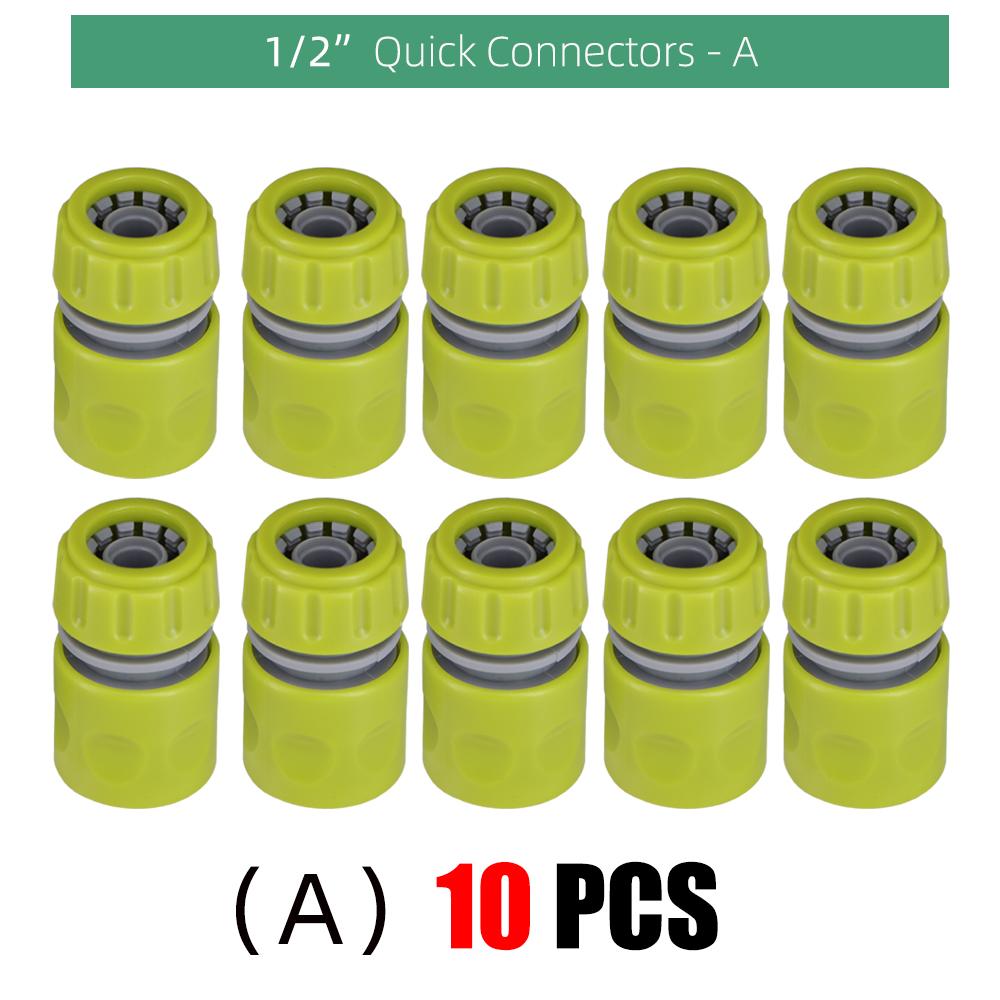 

10 шт. 1/2 дюйма 16 мм соединители садовые водопроводные трубы быстроразъемный адаптер шланг удлинитель ремонтный фитинг полив теплица