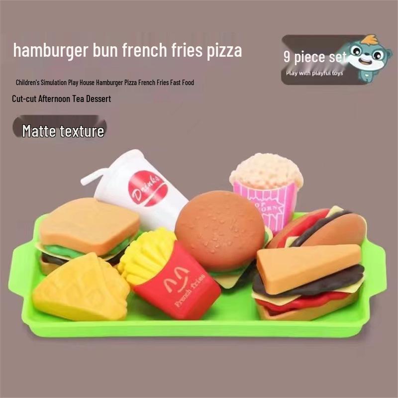 Kids' Velcro Fruit & Veggie Cutting Set - Magnetic Dollhouse Toy for Boys & Girls