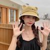 Fisherman'S Hat With Cat Ears Sun Hat, Street Style Hat For Women