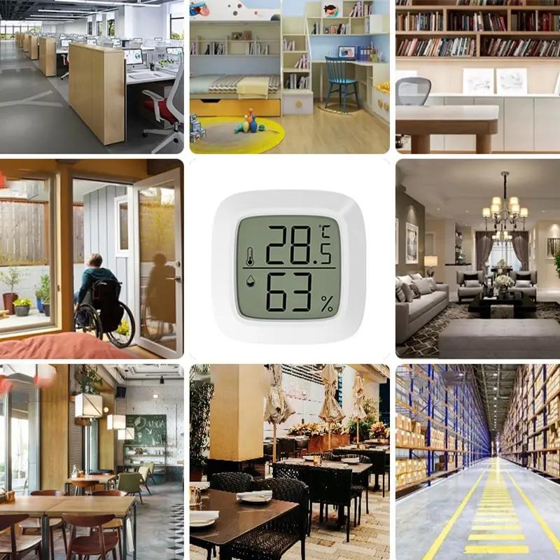 Mini LCD Digital Thermometer Hygrometer Innen Raumtemperatur und Feuchtigkeit Meter Sensor Meter Home Thermometer