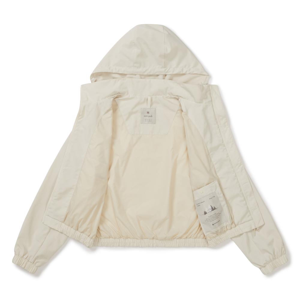 [Snowpeak] Memory Women's Windbreaker Sand Beige (S25FWFWB70)