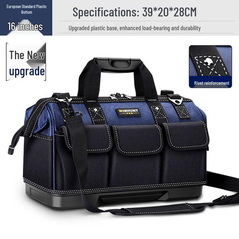 Canvas Electrician Tool Bag - Durable Storage for Tools & Hardware