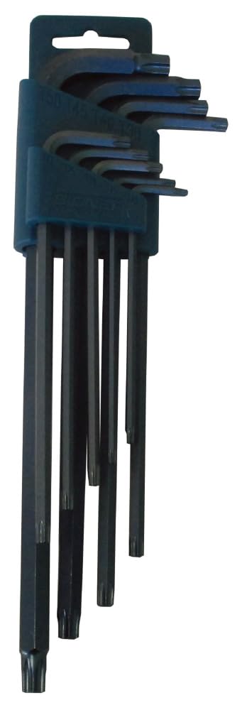 SIGNET Long Hex Lobe Wrench Set 35226 9-Piece (Sputtering)