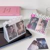 Transparent Flip Up Photocard Holder Cat Dog Photo Album Durable Card Display Rack  Birthday Gift