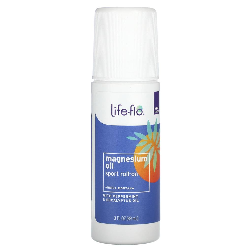 Life-flo Magnesium Oil, Sports Roll-On, Arnica Montana, 89 Ml (3 Fl Oz)