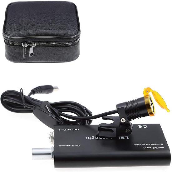 Lampă LED Portabilă 3W pentru Cap, Lampă Frontală LED 3W cu Prindere la Talie, Clip de Plastic, Filtru pentru Binoclu Medical de Mărire